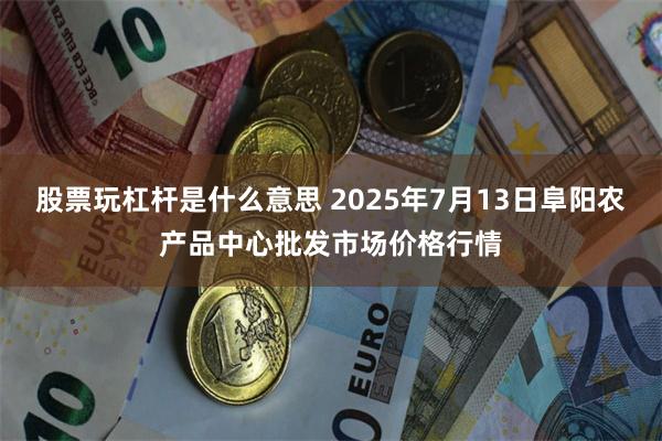 股票玩杠杆是什么意思 2025年7月13日阜阳农产品中心批发市场价格行情